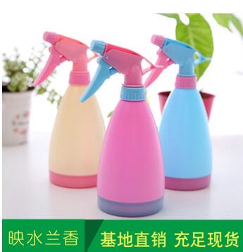 低價直銷糖果色灑水壺 園藝澆水壺 手壓式澆花塑料噴霧器 小噴壺