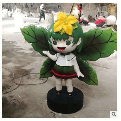 玻璃鋼雕塑定制定做卡通造型1商場美陳裝飾戶外大型商業(yè)擺件